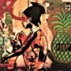 Tableau sur métal de l'artiste Pep's représentant un ananas et une femme